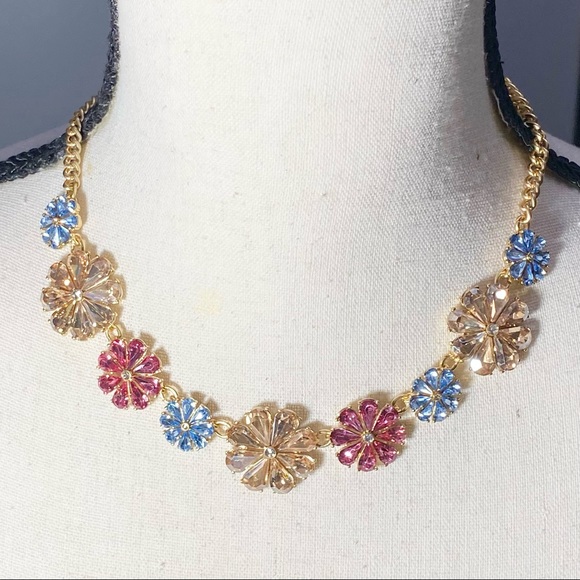 J. Crew Necklace 18”-20” Floral Statement - Picture 3 of 12